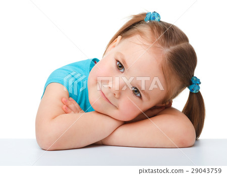 Portrait of a cute little girl 29043759