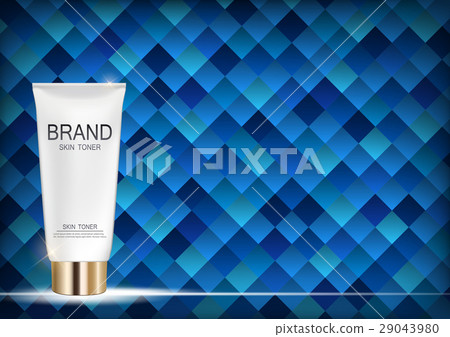 Skin Toner Bottle Tube Template for Ads or 29043980
