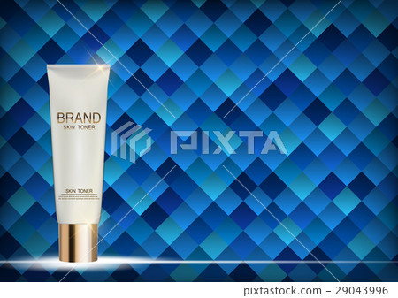 Skin Toner Bottle Tube Template for Ads or 29043996