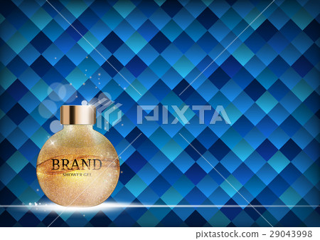 Shower Gel Bottle Template for Ads or Magazine 29043998