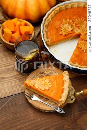 Traditional american homemade pumpkin pie Traditional american homemade pumpkin pie 29046735
