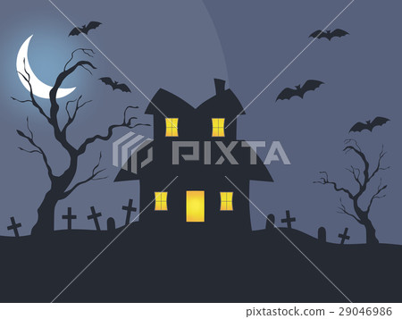 Haunted house Halloween 29046986