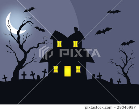 Haunted house Halloween 29046987
