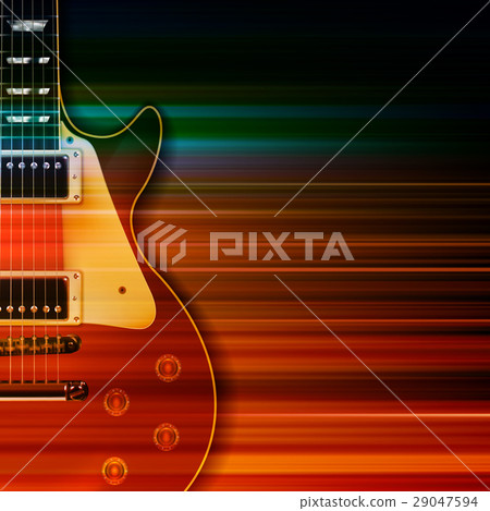 abstract grunge background with electric guitar abstract grunge background with electric guitar 29047594