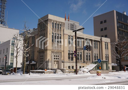 Old Hokkaido Archives Library annex building (present · North confection building Sapporo main building) 29048831