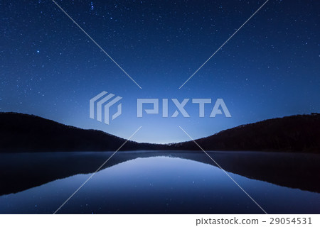 赤城山的滿天星斗的天空 29054531