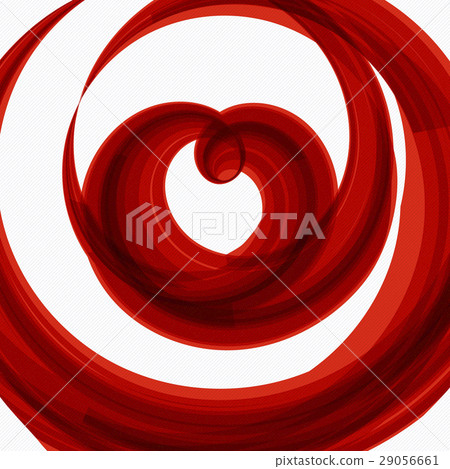 Red heart shape wedding background 29056661
