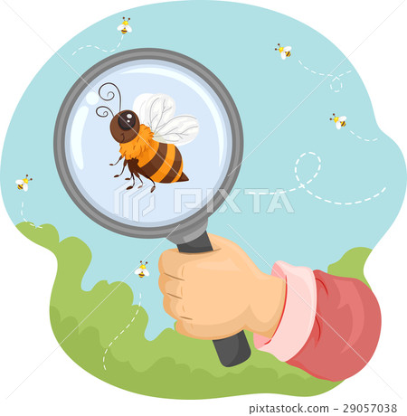 Bee Hand Magnifying Glass 29057038