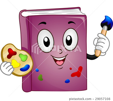 Mascot Book Art Paint Mascot Book Art Paint 29057108