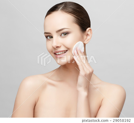 Beautiful Woman with Clean Fresh Skin  29058192
