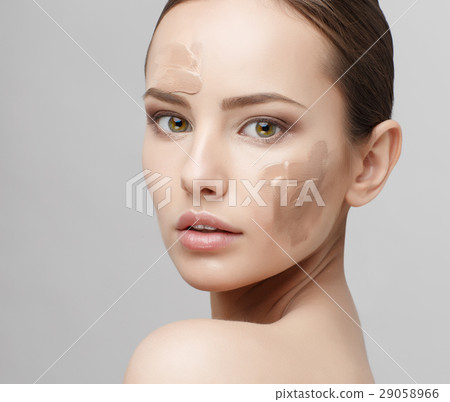 Beautiful Woman with Clean Fresh Skin Beautiful Woman with Clean Fresh Skin 29058966