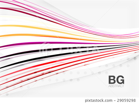 Wave lines abstract background Wave lines abstract background 29059298