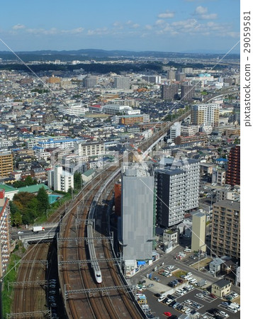 Sendai Station and Tohoku Shinkansen Line Sendai Station and Tohoku Shinkansen Line 29059581