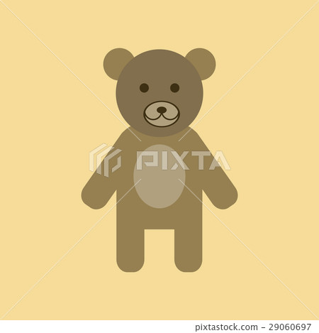 flat icon stylish background cartoon bear flat icon stylish background cartoon bear 29060697