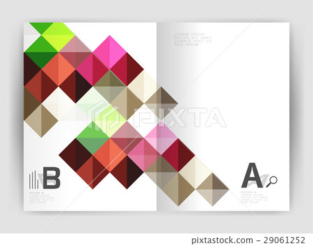 Modern minimalistic geometrical square business Modern minimalistic geometrical square business 29061252