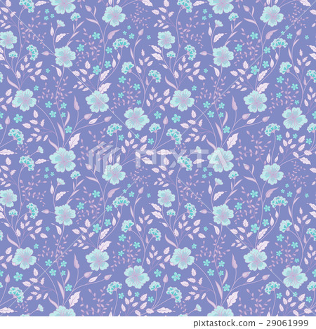 sunny pastel floral print. Seamless background 29061999