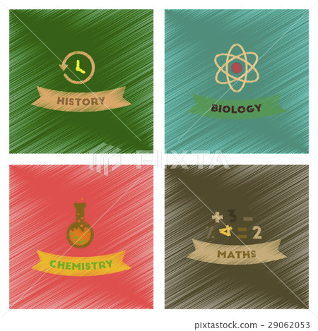 assembly flat shading style icons school history 29062053