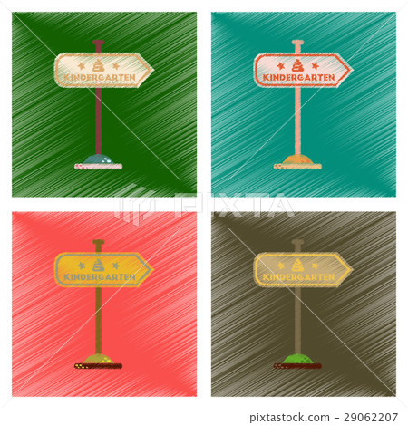 assembly flat shading style icons sign - Stock Illustration [29062207 ...
