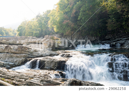 Three step waterfall / Hokkaido Ashibetsu attractions 29062258