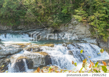 Three step waterfall / Hokkaido Ashibetsu attractions 29062262