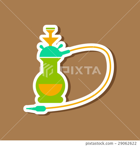 paper sticker on stylish background of smoke paper sticker on stylish background of smoke 29062622