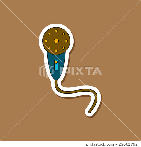paper sticker on stylish background Kids toy 29062762