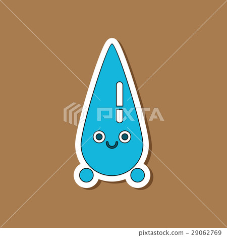 paper sticker on stylish background Kids toy drop paper sticker on stylish background Kids toy drop 29062769