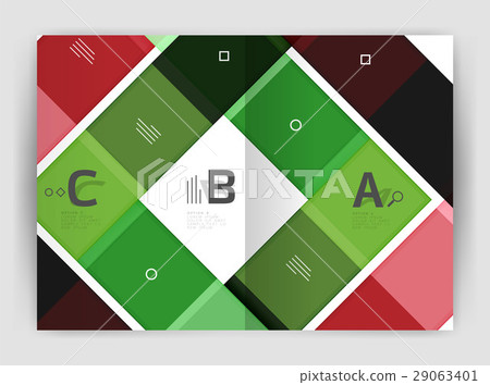 Vector modern geometrical a4 flyer brochure Vector modern geometrical a4 flyer brochure 29063401