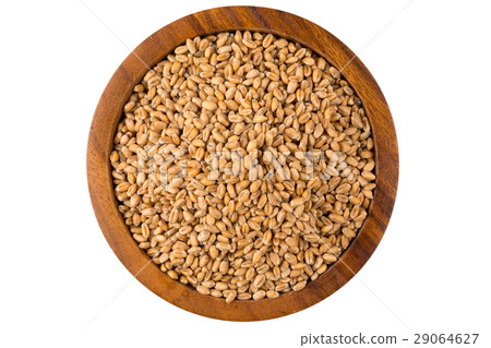 Wheat grain in bowl 29064627