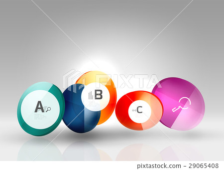 Circle banner template Circle banner template 29065408