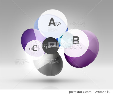 Circle banner template Circle banner template 29065410