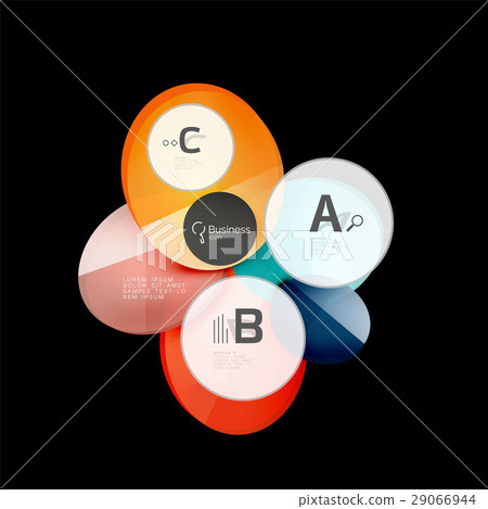 Geometrical abstract infographics banner template Geometrical abstract infographics banner template 29066944