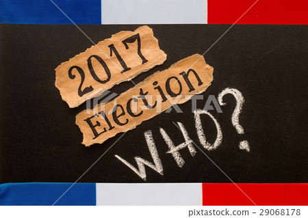 Election, inscription on crumpled piece of paper 29068178