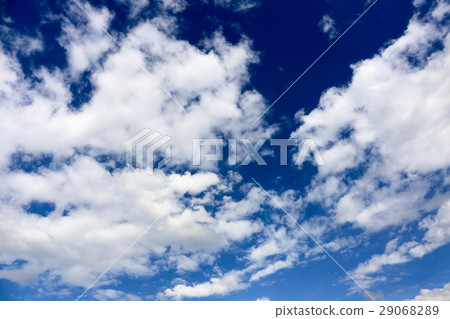 clouds in the blue sky clouds in the blue sky 29068289