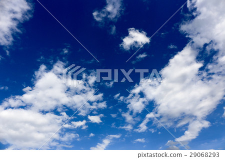 clouds in the blue sky clouds in the blue sky 29068293