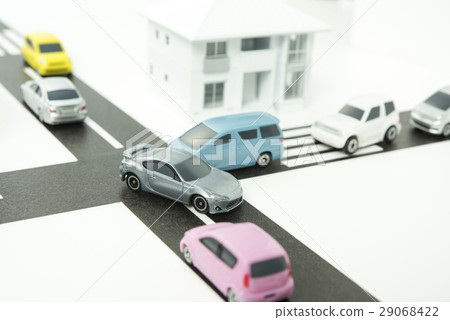 住宅區的交通事故形象 29068422