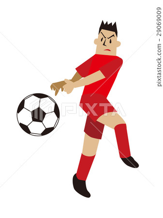 Football player, kicking ball, football 29069009