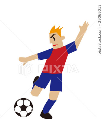 Football player, kicking ball, football 29069015