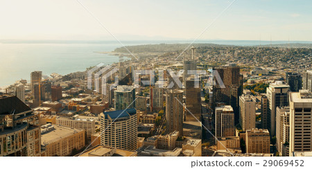 Seattle rooftop view Seattle rooftop view 29069452