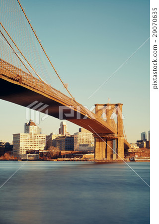Brooklyn bridge at waterfront 29070635