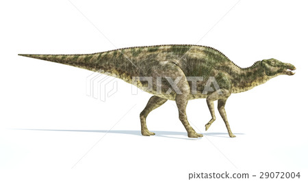 Maiasaura dinosaur, photorealistic representation. Side view. Maiasaura dinosaur, photorealistic representation. Side view. 29072004