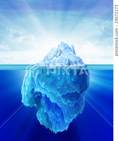 Iceberg solitary in the sea. Iceberg solitary in the sea. 29072273