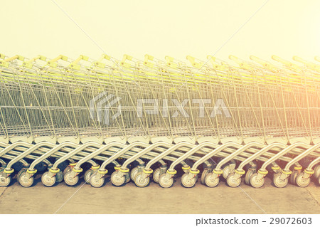 Shopping cart wall 29072603
