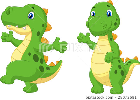 Cute dinosaur cartoon Cute dinosaur cartoon 29072681
