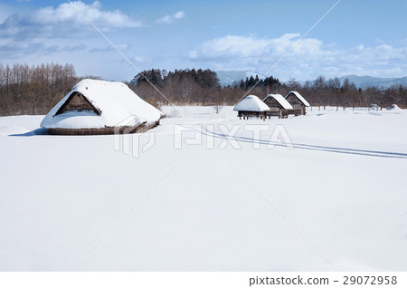 Sanno Maruyama廢墟的雪原 29072958