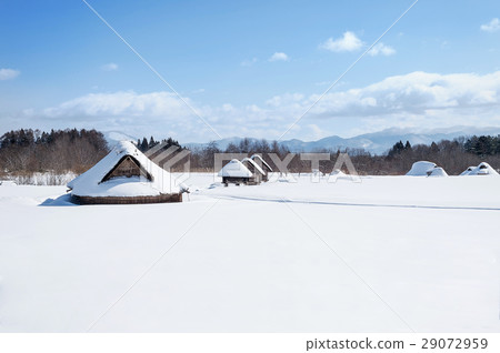 Sanno Maruyama ruins of the snowy field 29072959