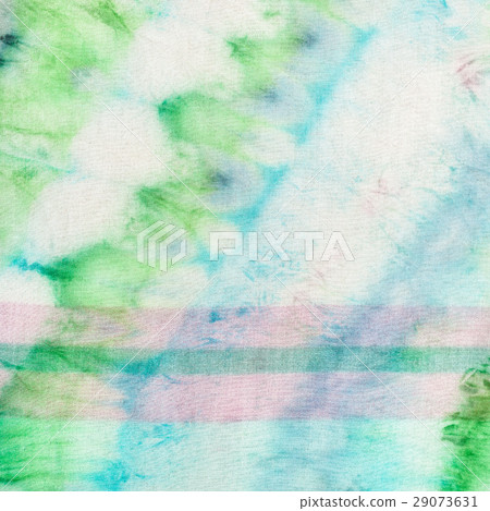 batik with blue pattern and pink stripe 29073631