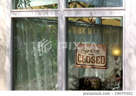 vintage closed sign vintage closed sign 29074302