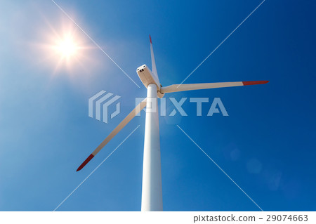 Wind turbines generating electricity 29074663