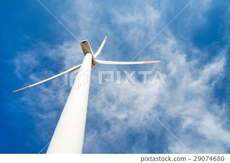Wind turbines generating electricity 29074680